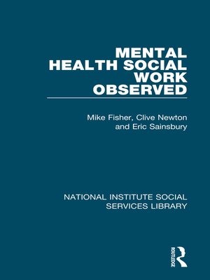 cover image of Mental Health Social Work Observed